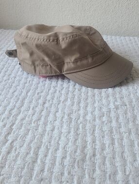 Fjall Raven Neutral Khaki Military-Style Cadet Cap Size L